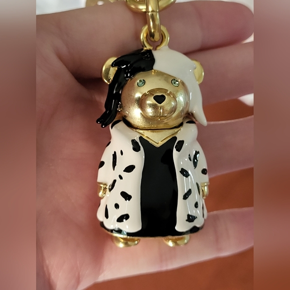 NWT! Coach Cruella De Vil Bear Bag Charm! - Picture 11 of 13